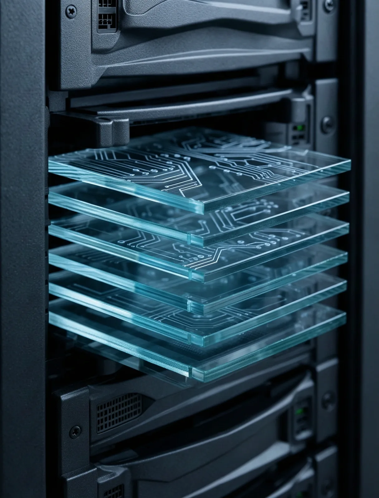 Technical focus on data architecture cables and glass